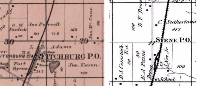1890 1873 Fitchburg Syene PO