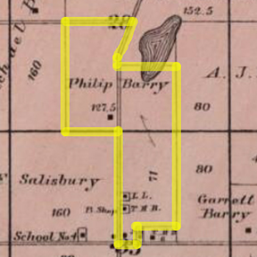 P Barry land 1890 LR